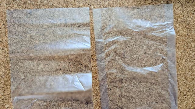 左がまいにちおいしい袋右がアイラップ