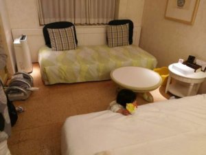 オリエンタルホテル東京ベイべビーズスイート部屋の様子