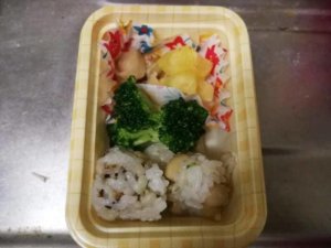 新幹線にお弁当を持っていく