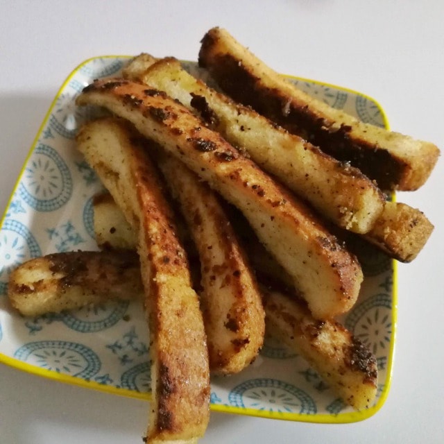 パンの耳ラスクきなこ味の作り方完成!