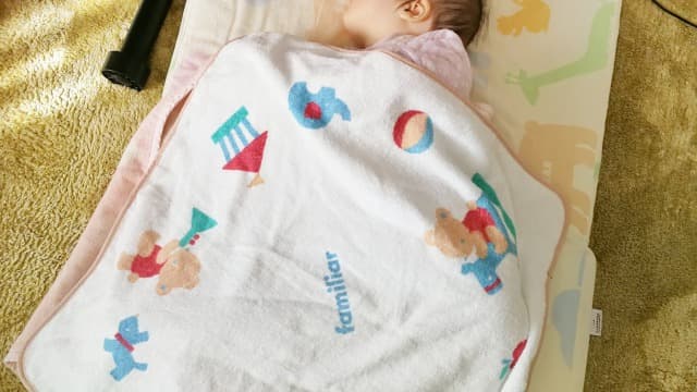 こどもちゃれんじぷちのファミリアタオル