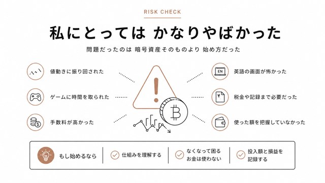 私にとって暗号資産はヤバかった